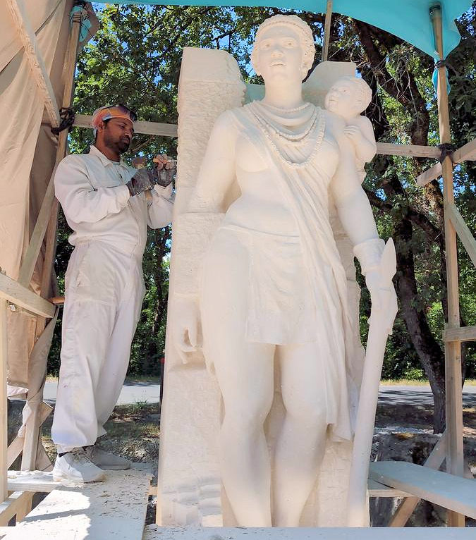 Sculpteur indien, Debasish Bera